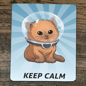 Mouse Pad Keep Calm‎ Space Kitty
